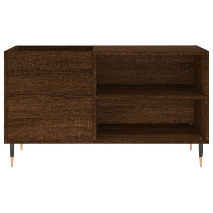 VidaXL Record Cabinet Brown Oak 85x38x48 Cm Engineered Wood 831699
