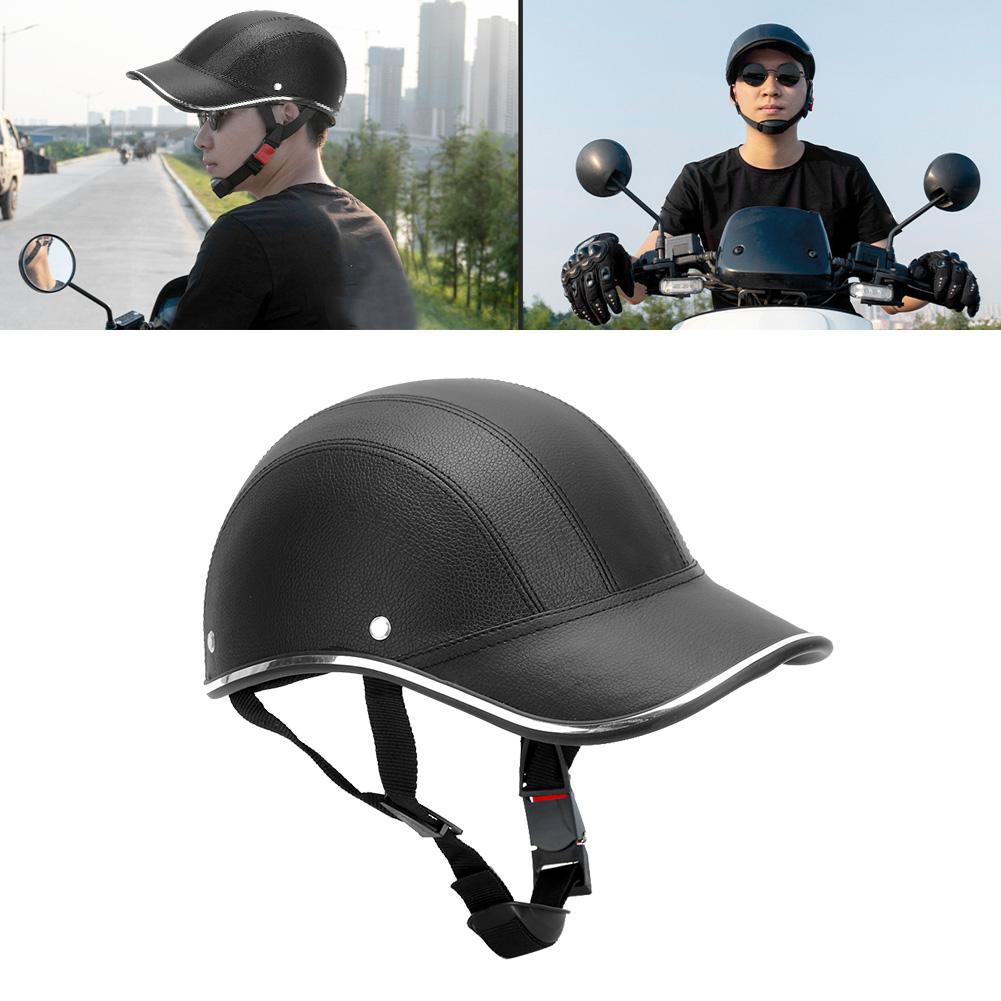 Motorcycle Helmet Security Men Women Portable Impact Resistant ABS(Black A0322 )