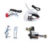Bike Generator Headlight Tail Light Kit 6W Friction Generator Head Tail Lamp for Road Bike Mountain Bike