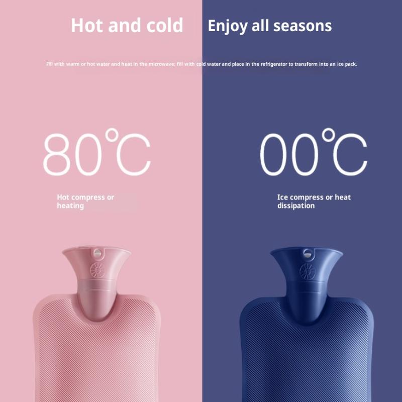 1000Ml Hot Water Bottles Bag Water-filling Hot-water Bag For Female Warm Belly Hands And Feet Keep Warmer Christmas Gift