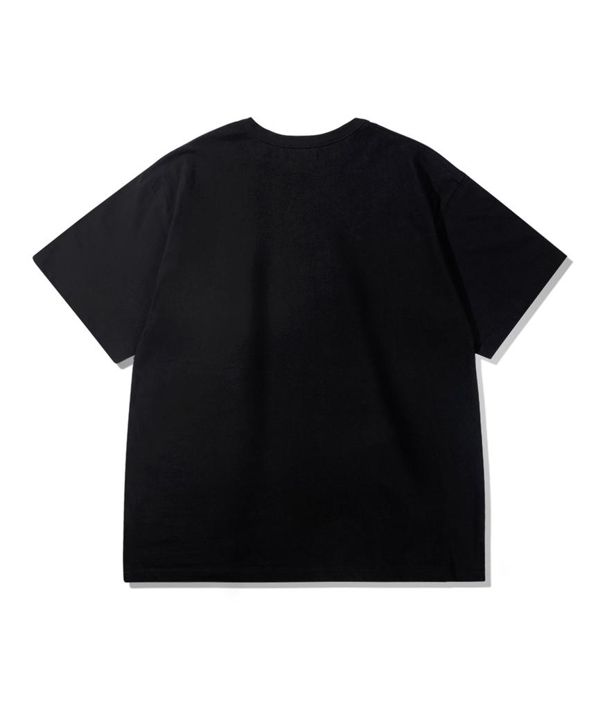 Flexible German Lettering Tee Black