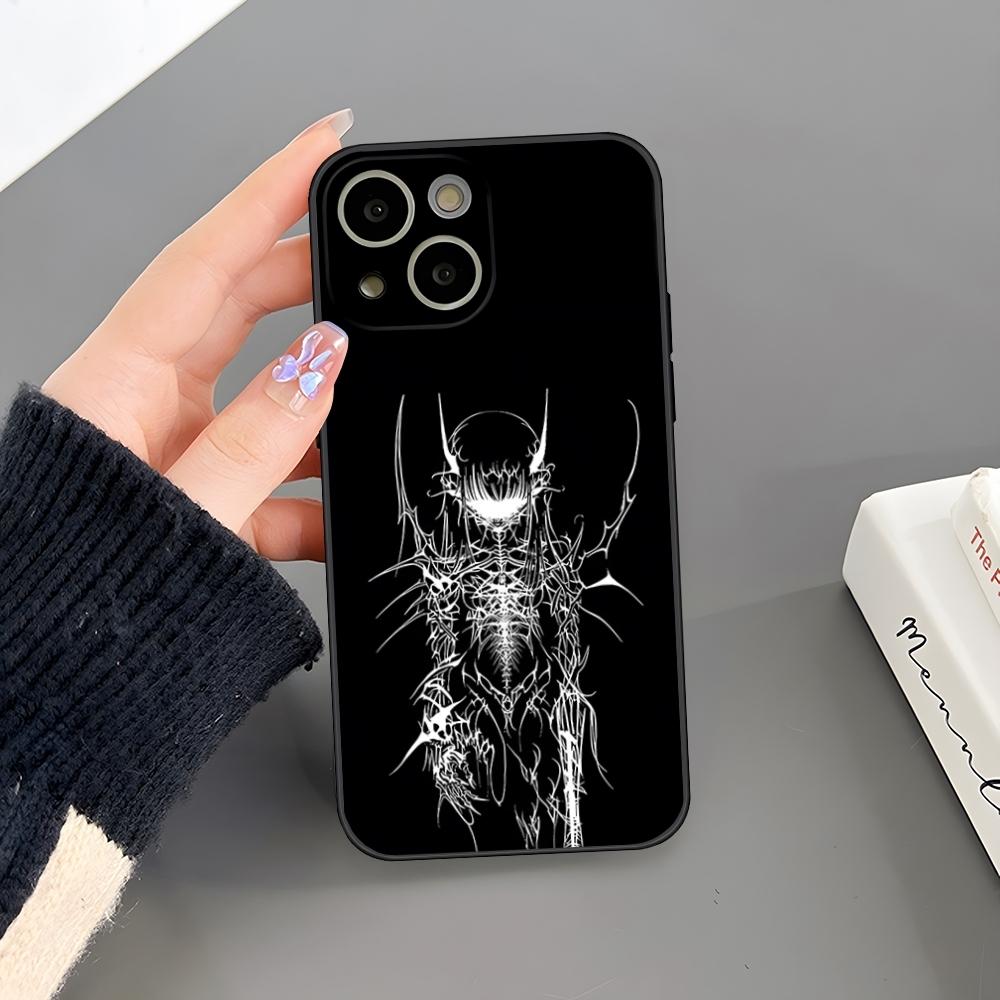 Cool Gothic Sculpture Girl Phone Case For Iphone 16 Plus 15 14 Pro Max 13 Mini 11 12 Xr X Xs 6 7 8 SE Plus Back Cover