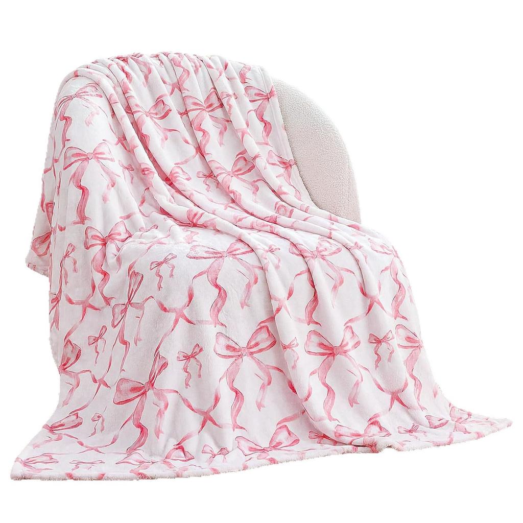Thick Flannel Fleece Blanket, Soft Nap Throw Blanket & Pet Blanket