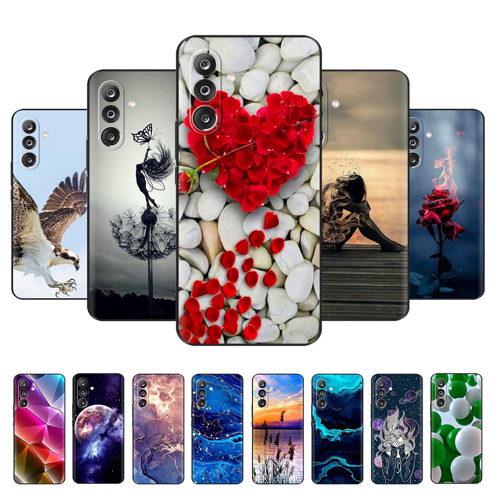 Phone Cases For Samsung Galaxy M36 5G Case Soft Silicone Cover For Samsung M36 Cases M 36 M366B Shockproof Popular Flower Covers