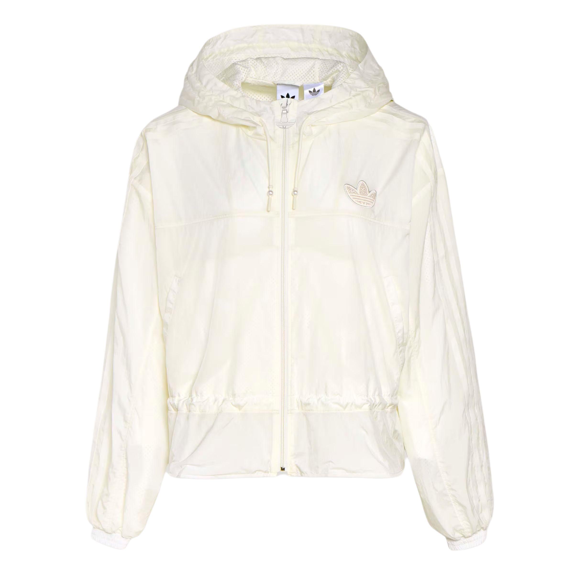 Adidas Originals Windbreaker Woven Loose Fit Hooded Jacket Women Jacket KS2875 XS