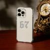 67 Six Seven Phone Case For iPhone 17 16 15 14 13 12 11 Mini Pro Max Plus Transparent Cover