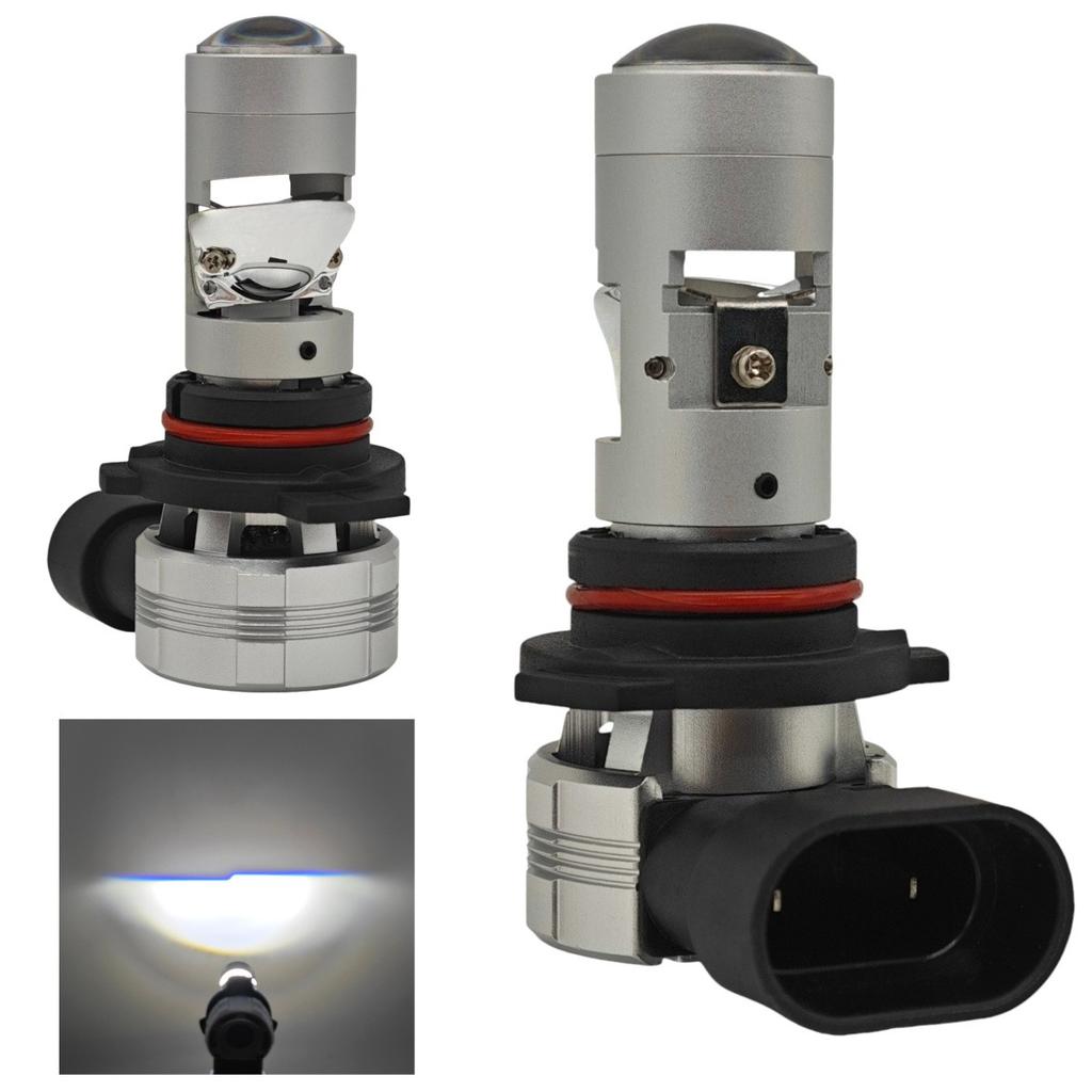 2 Pcs HiR 2 LED Bulbs 9012 12-24V Canbus, for US Lamps, Own Off-Road Cut-off Line
