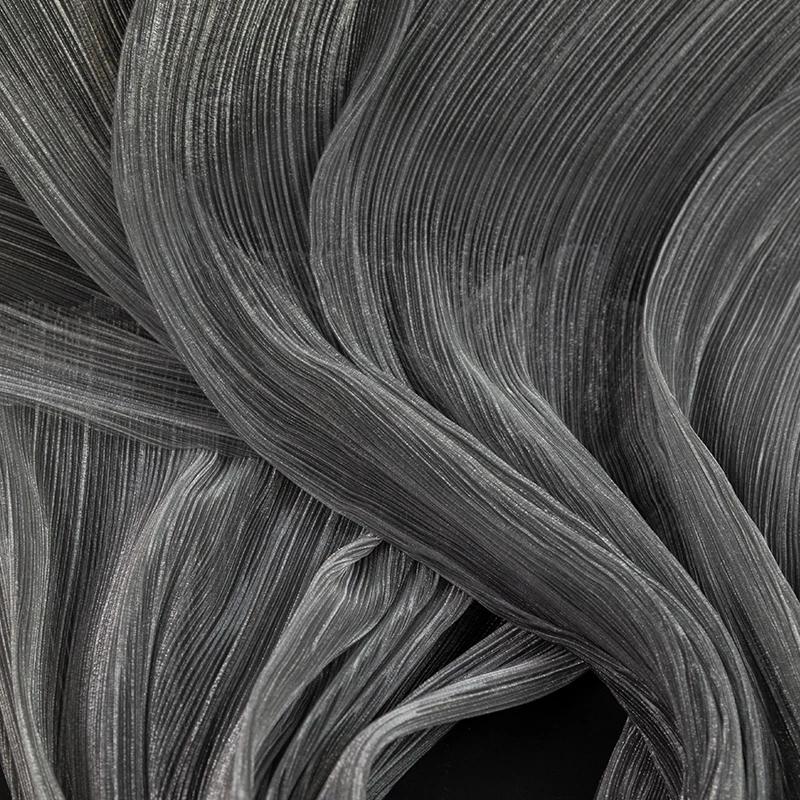 50/100x145см Градиентная Двухцветная Ткань Текстура Маленькая Складка Сценическое Украшение Фон Одежда для Выступлений Дизайнерская Ткань 100x145cm