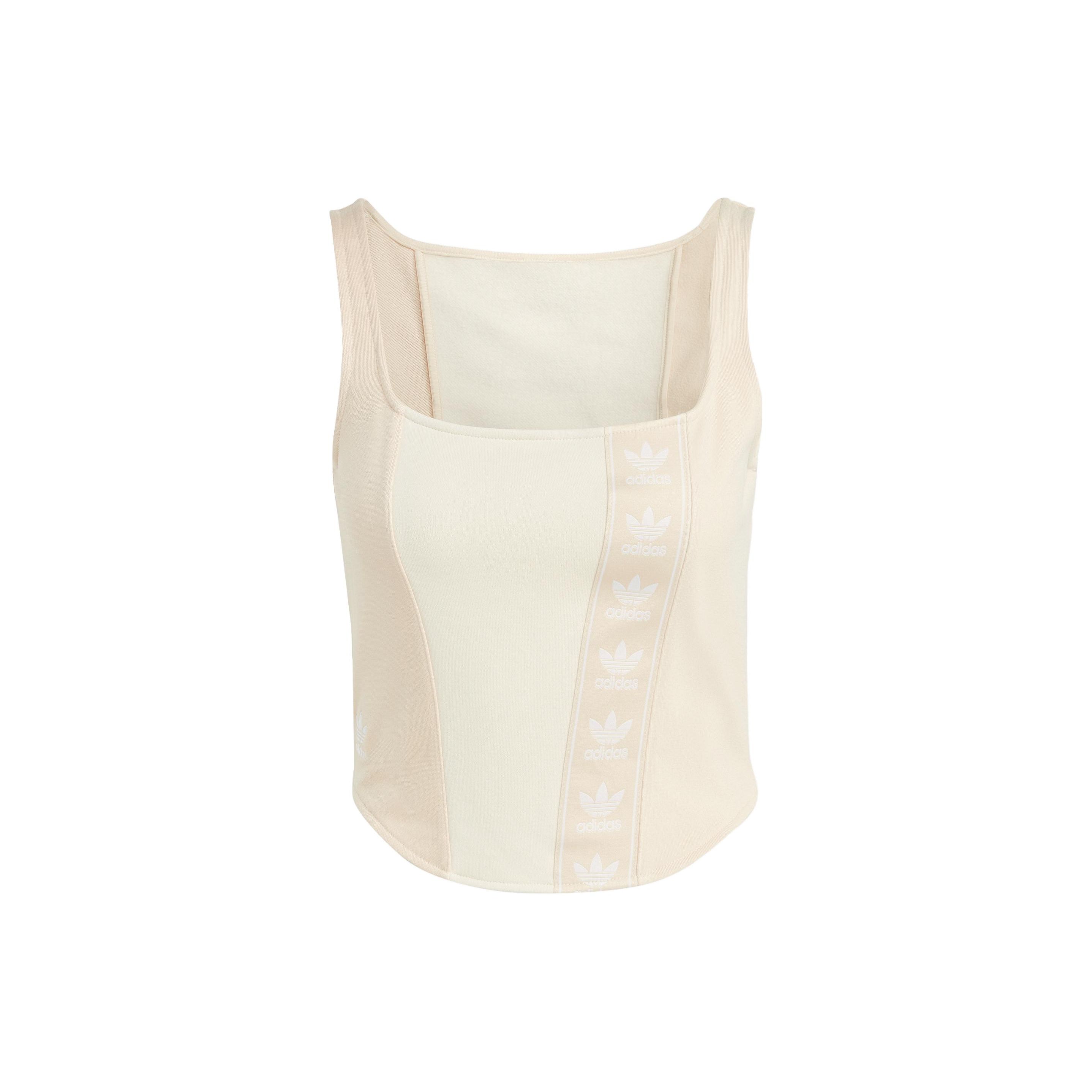 Adidas Essentials Slim-Fit Training Tank Top Women White IB5745 L
