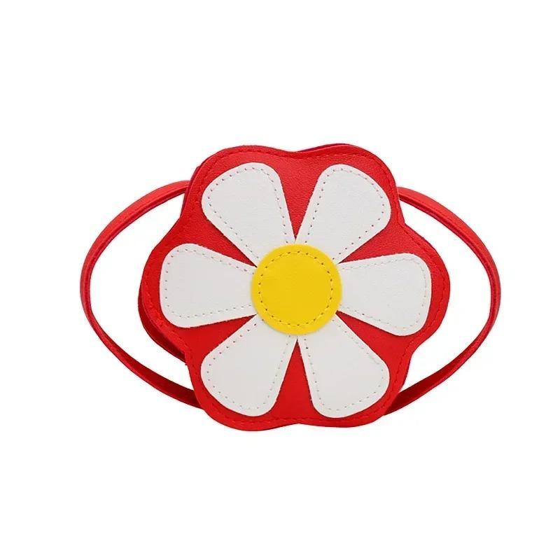 Schöne Baby Mädchen Blume Geldbörse Mode Kinder Umhängetaschen PU Leder Kinder Schulter Taschen Prinzessin Kleine Brieftasche Handtaschen