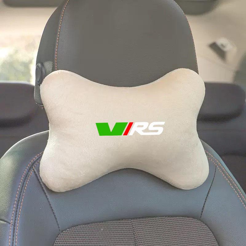 AAAJH1 Oreiller de Nuque pour Appui-tête de Voiture Protections d'Épaule pour Ceinture de Sécurité pour Skoda VIRS VRS RS Octavia Fabia Rapid Superb Root Accessoires Auto