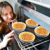 6pcs Shallow Tart Baking Pan Ceramic Souffle Dishes Mini Pie Baking Tray  Bakery