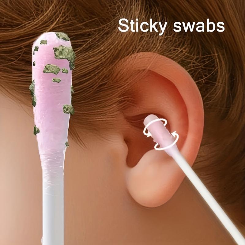 200PCS Earwax Cleaning Spoons, Disposable Self-Adhesive Ear Patches Suitable for Daily Ear Canal Care and Earwax Removal Gentle Earwax Removal Tools