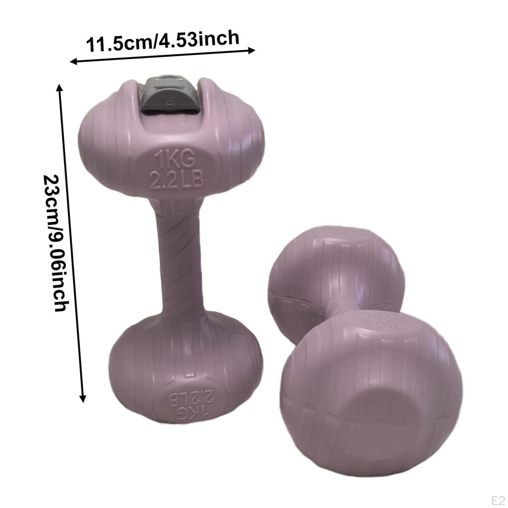 2 Multifunctional Water Dumbbells for Strength Training, Ideal Children In Gyms And