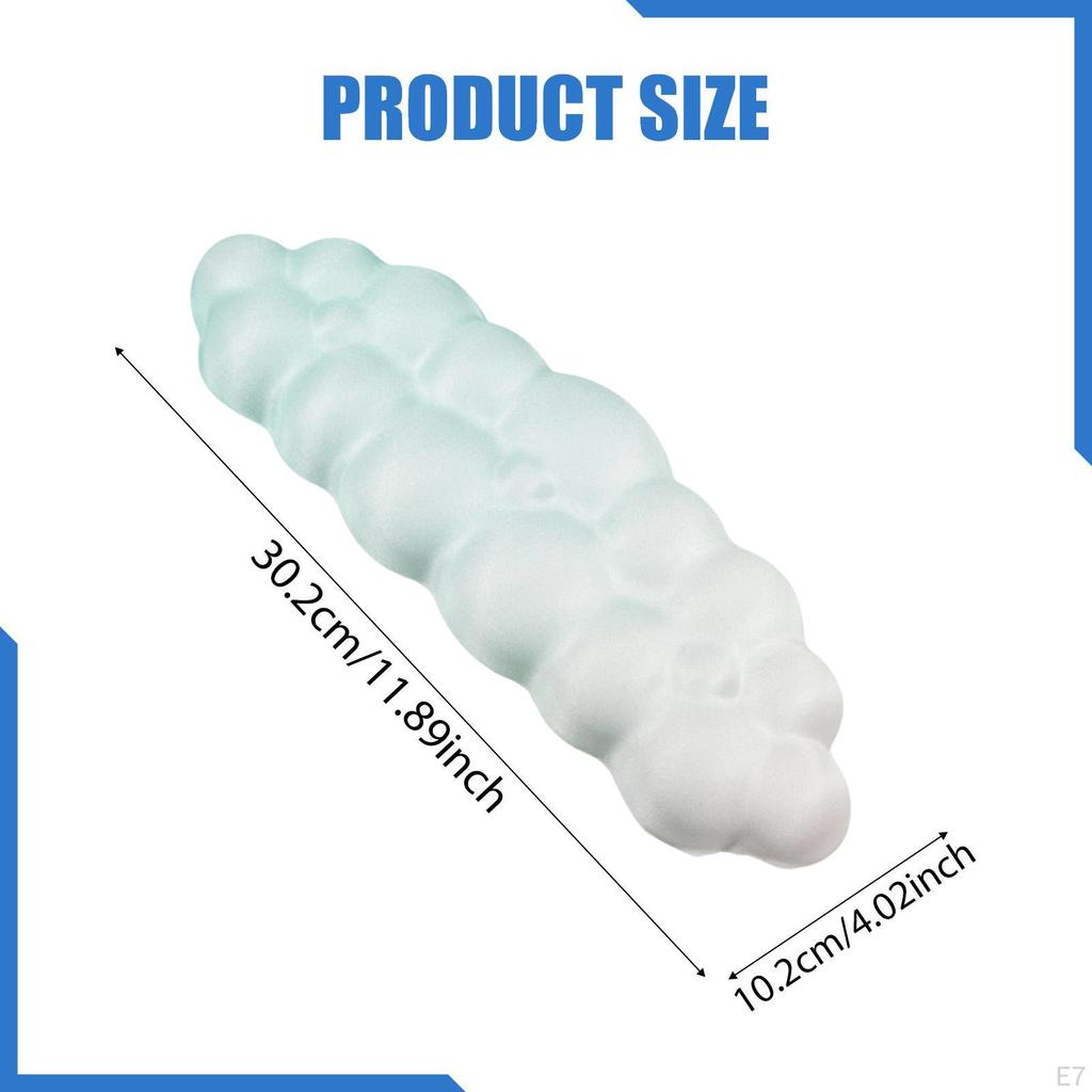 Reposamuñecas para Teclado Brazo de Ordenador Antideslizante Almohadilla para Codo de Escritorio de Portátil para Juegos Familia Amigos