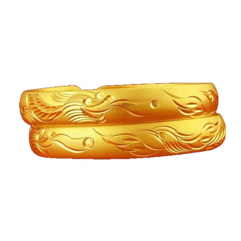 Dragon & Phoenix Ethnic Open Bangle