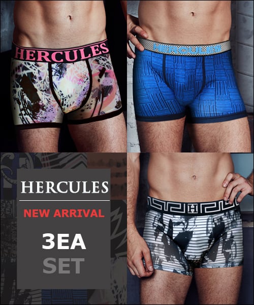 

[Hercules Нижнее белье] Удобные и стильные боксеры 3 шт. HB2DR301SET [Доставка из Кореи] 100% Оригинал 95