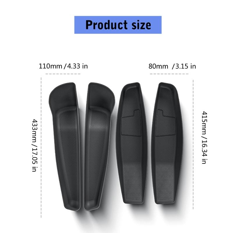 Set aus 4 Türablageboxen Mehrzweck-Autotür-Organizer Auto-Türablagelösung für Automobile Juniper 2025