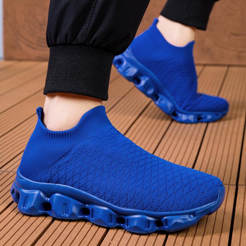 Socks shoes large size lazy shoes breathable mesh sports casual shoes walking shoes