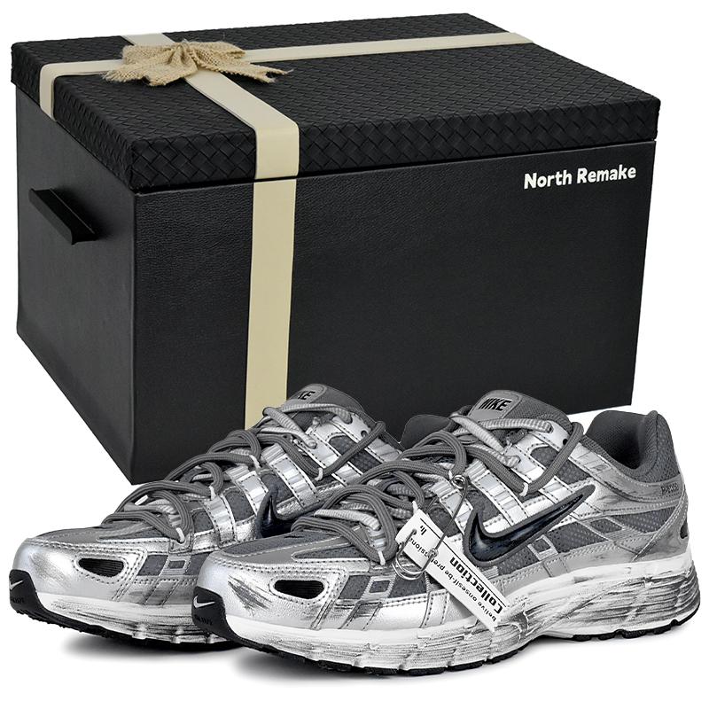 

Nike P 6000 Cushioning, Wear Resistant Low top Casual City Commuting Running Shoes Unisex Silver CD6404-105(Team679-S-BOX) 45