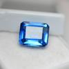 Natural Blue Sapphire Emerald Cut 7.45 Ct Certified Flawless Loose Gemstone