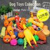 Bite-Resistant Plush Squeaky Chicken Toy for Teething Puppies and Small Dogs