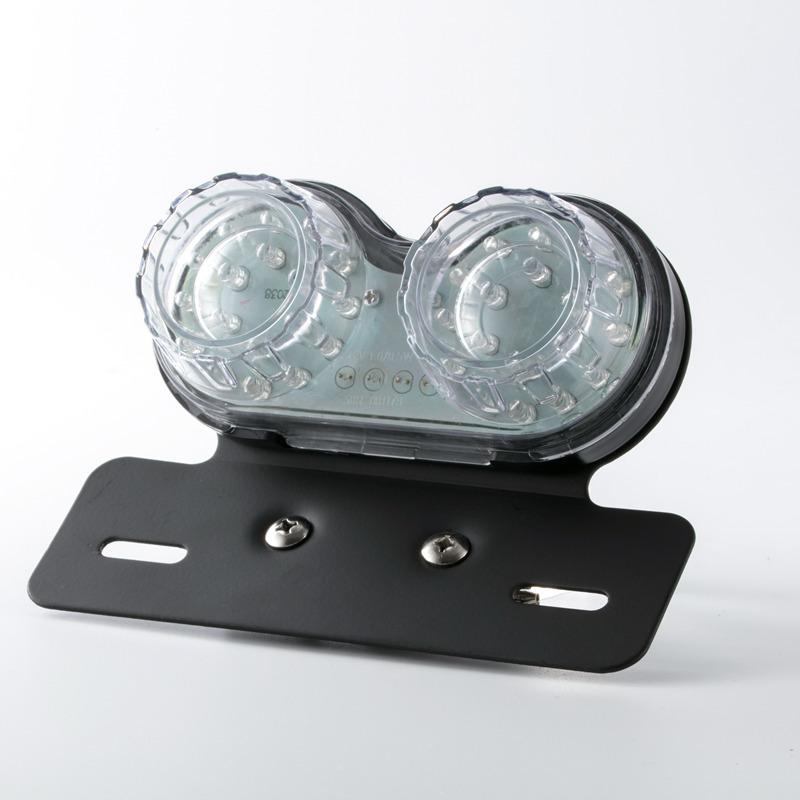 Univerzální motocyklové upravené LED světlo Zadní světlo Směrová světla Automobil Zadní brzdová světla Závodní blikající světlo