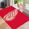 Soft Floor Carpet Detroit Red Wings Pattern Area Rug Decorative Mat For Home Room Decoration