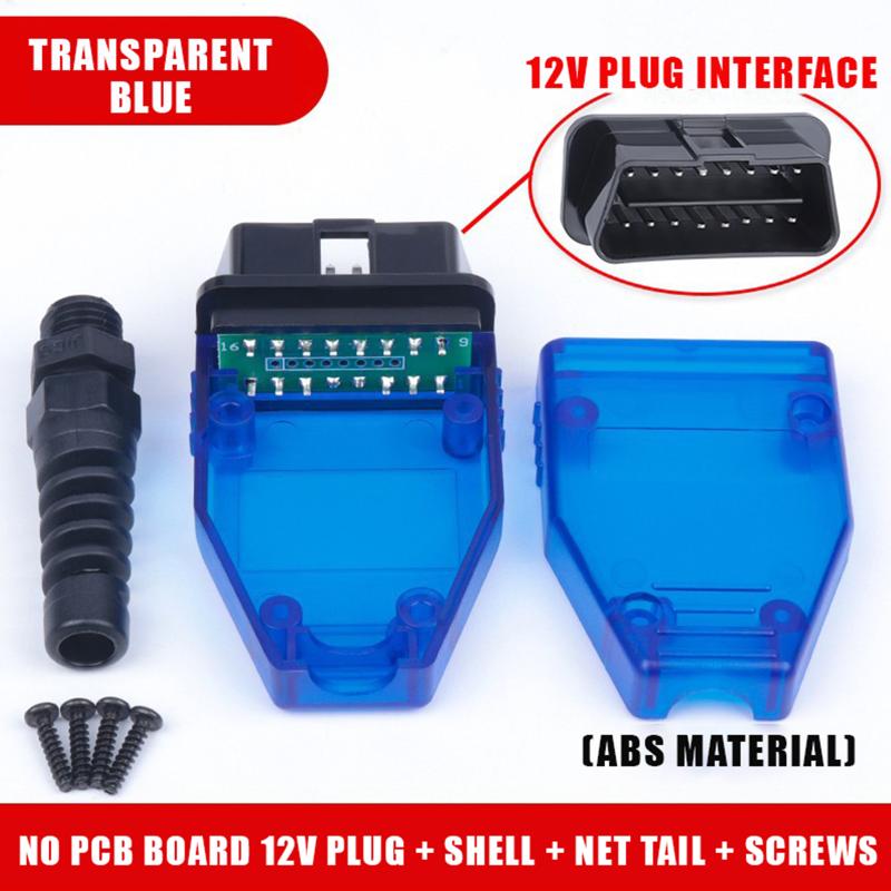 1 Set OBD Male Plug OBD2 16Pin Connector OBD II Adaptor OBDII Connector J1962 OBD2 Connector