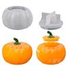 Pumpkin Resin Molds Halloween Pumpkin Mold With Lid Easy Release Pumpkin Hut Storage Candy Box DIY Casting Mold For Epoxy Resin