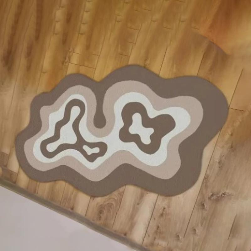 Irregular Carpets For Living Room Modern Style Bedroom Decor Carpet Thicken Lounge Anti-Slip Floor Mat Fluffy Plush Bedside Rug
