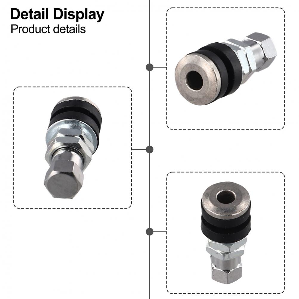 Bike Tubeless Valve Bolt-in Car For Motorcycle Stable Characteristics