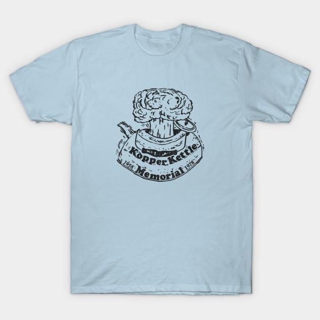 

Men Black Print T-shirt Kopper Kettle Explosion Memorial No-Cut Transfer Paper Print Cotton Tshirt 3XL світло-синій колір