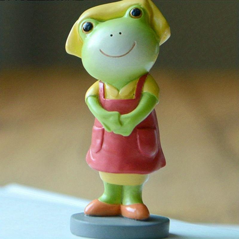 

1 шт. Милая фигурка лягушки, украшение для сада, животное, профессиональный доктор, медсестра, повар, пожарный, украшение для офиса, настольный подарок waiter
