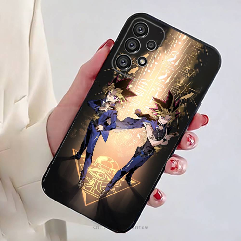 Cartoon Y-Yu Gi Oh Yugioh Phone Case For Samsung Galaxy A13,21s,22,31,32,52,53,71,80,A91 Soft Black Shell