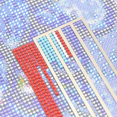 DIY Ruler for Diamond Art Ruler Non-Slip Straight Drill Ruler  for Diamonds Painting Tools
