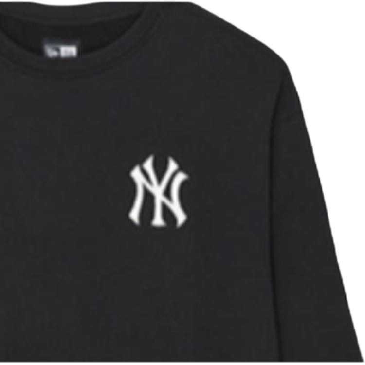 New Era FW25 MLB Series New York Yankees Pullover American Casual Letter Embroidery Loose Round Neck Drop Shoulder Long Sleeve Sweatshirt 14860835