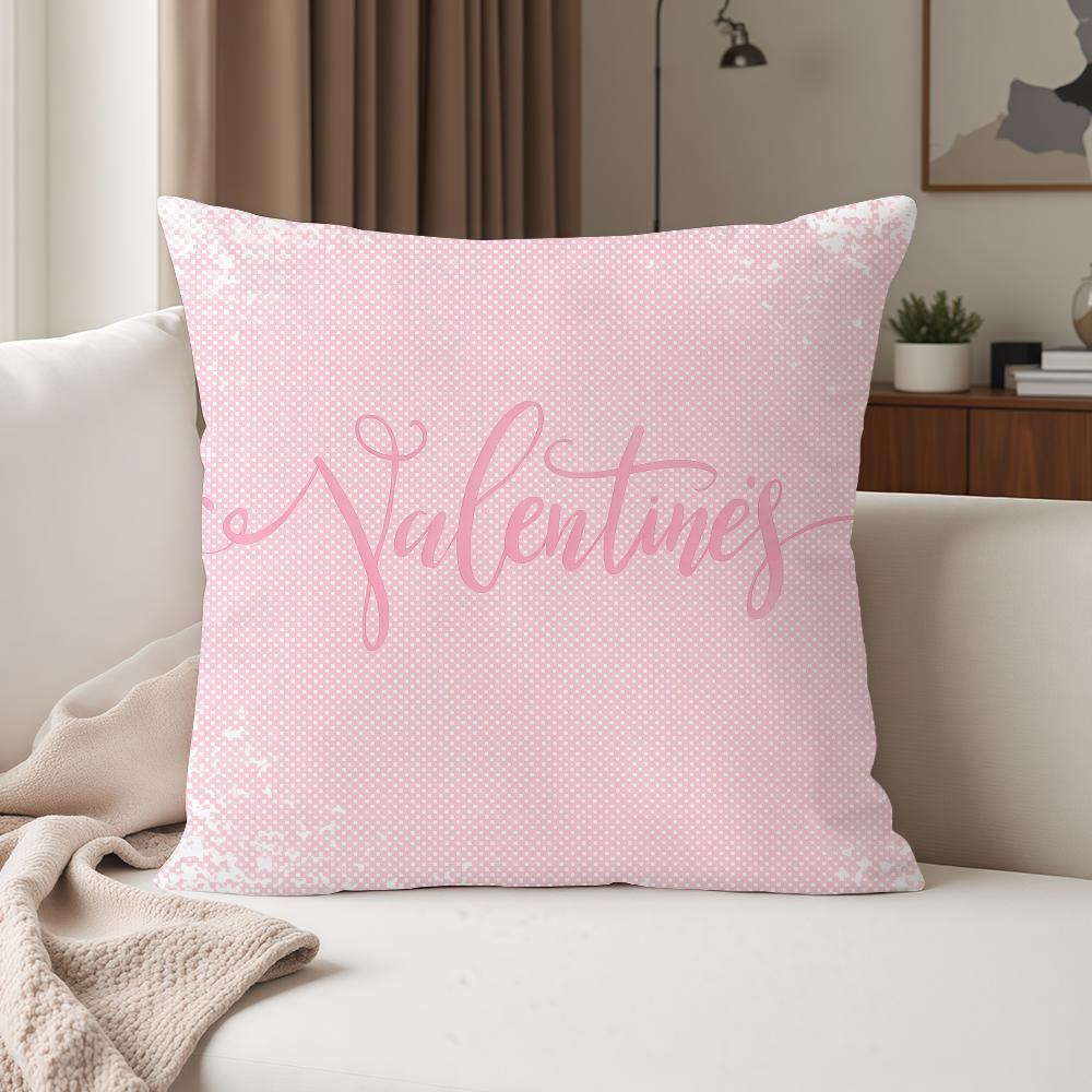 Happy Valentines Day Pillow Case Suitable For Bedrooms Living Rooms Cars Home Decoration
