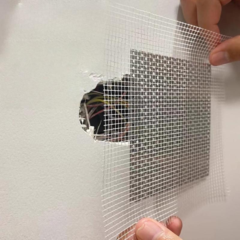 Fiberglass Meshes Wall Hole Fixing Set Includes Metal Scraper Sandpaper For Interior Maintenance