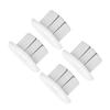 4PCS Cable Pass Through Grommets Cord Sleeves for Rectangular   V2 Replacement Cable Ethernet Adapter
