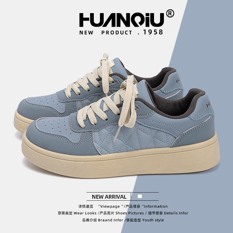 Global retro board shoes women's ZHQ5926 spring new versatile height-increasing shoes children's popular fashion moral training shoes