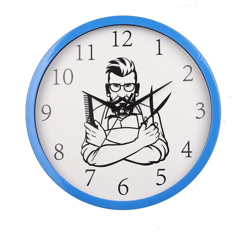 Household Cartoon Tone Clock with Accurate Travel Time, Personalized and Creative Silent Wall Clock with Clear Fonts and Punch-free Quartz Clock