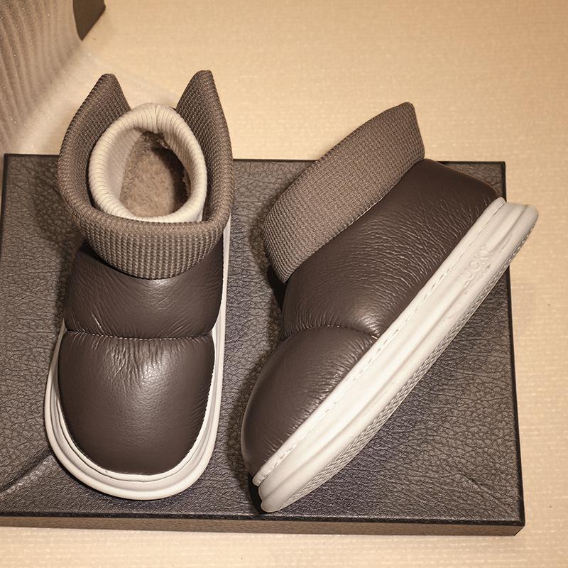 Fashion Casual Shoe for Men Winter Keep Warm Thick Bottom Outdoor Recommended Elastic Soft Comfortable Non-slip Wear-Resistant All-match