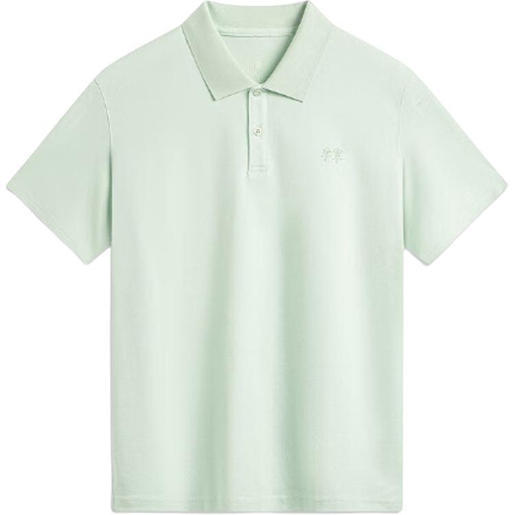 

Li Ning Спортивный Повседневный Простой Однотонный Пуловер Удобная Универсальная Футболка-поло с Коротким Рукавом Мужские Футболки-поло APLV083-23 XL