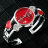Xinhua Fashion Women Stainless Steel Bracelet Watch Bangle Lover Heart Shape Wristwatches Female Best Gift Clock Relogios