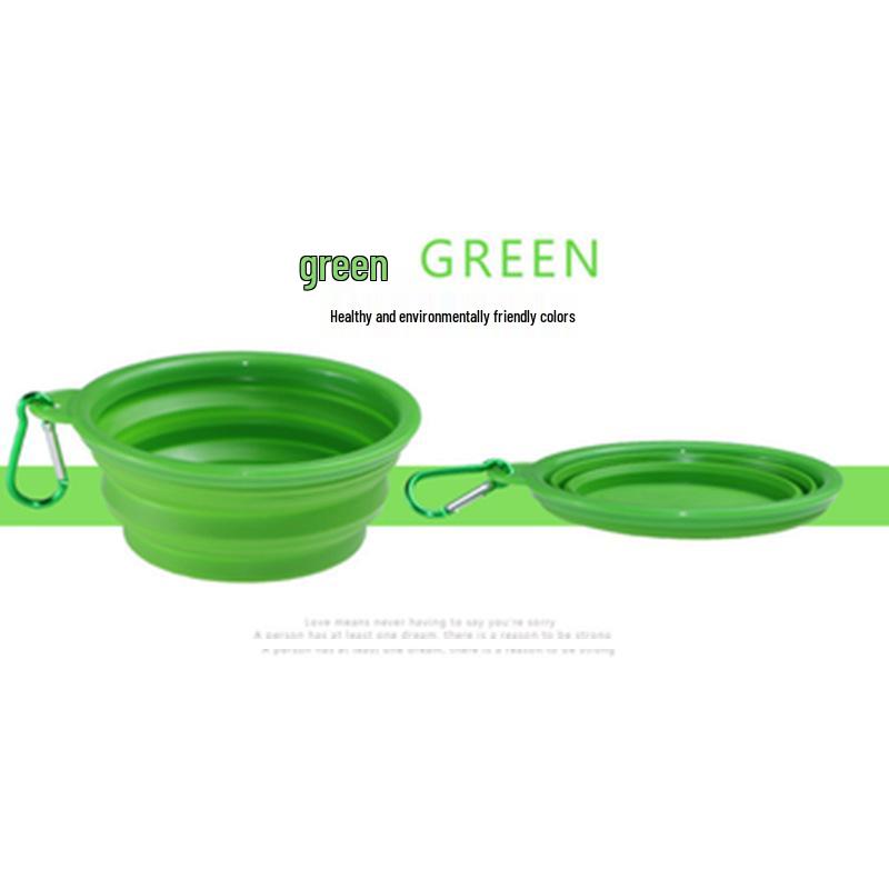 Portable Foldable Silicone Pet Feeding Bowl for Cats and Dogs