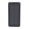 Solare Stromquelle mit 2 LED Powerbank 30000mAh für Outdoor Camping Bergsteigen Schwarz