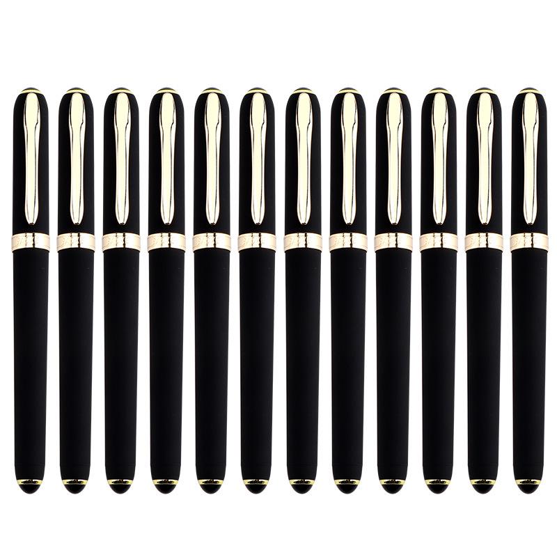 

Bao Ke PC2288/2298/2308 Large Capacity Gold Carbon Signature Pen for Business Office PC2288 0.5mm 1 pen чёрный