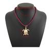 Personalized Conch Turtle Shell Fish Necklace Ocean Style Hand-Woven Pendant Choker Summer Exquisite Trend Accessories