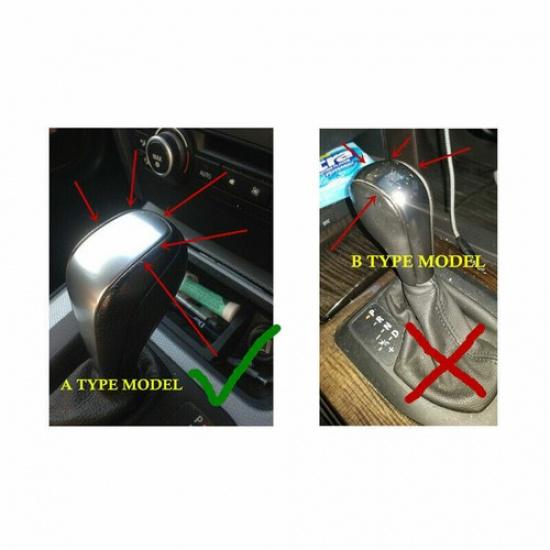 ABS Carbon fiber gear shift knob sticker Fit for BMW E65 E48 E85 E86 3 7 series